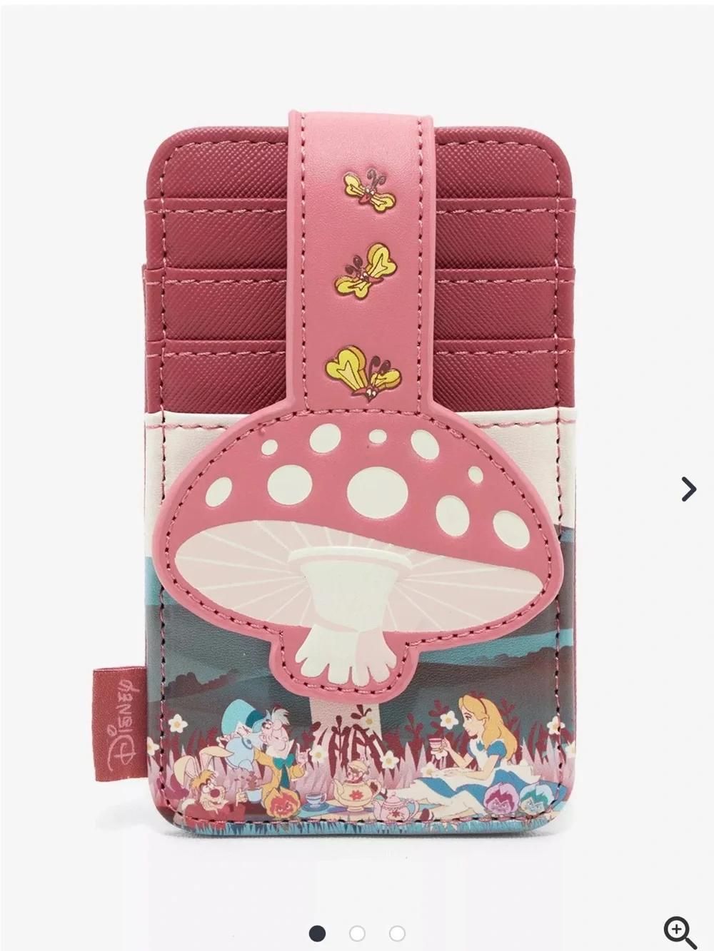 Loungefly Disney Alice in Wonderland Mushroom Tea Party Mini Backpack & Wallet